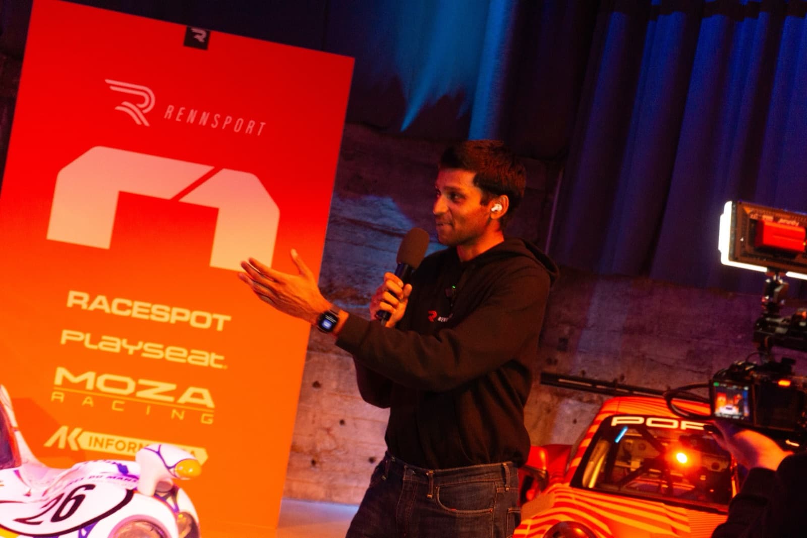 Racespot-Liveproduktion beim RENNSPORT-Event